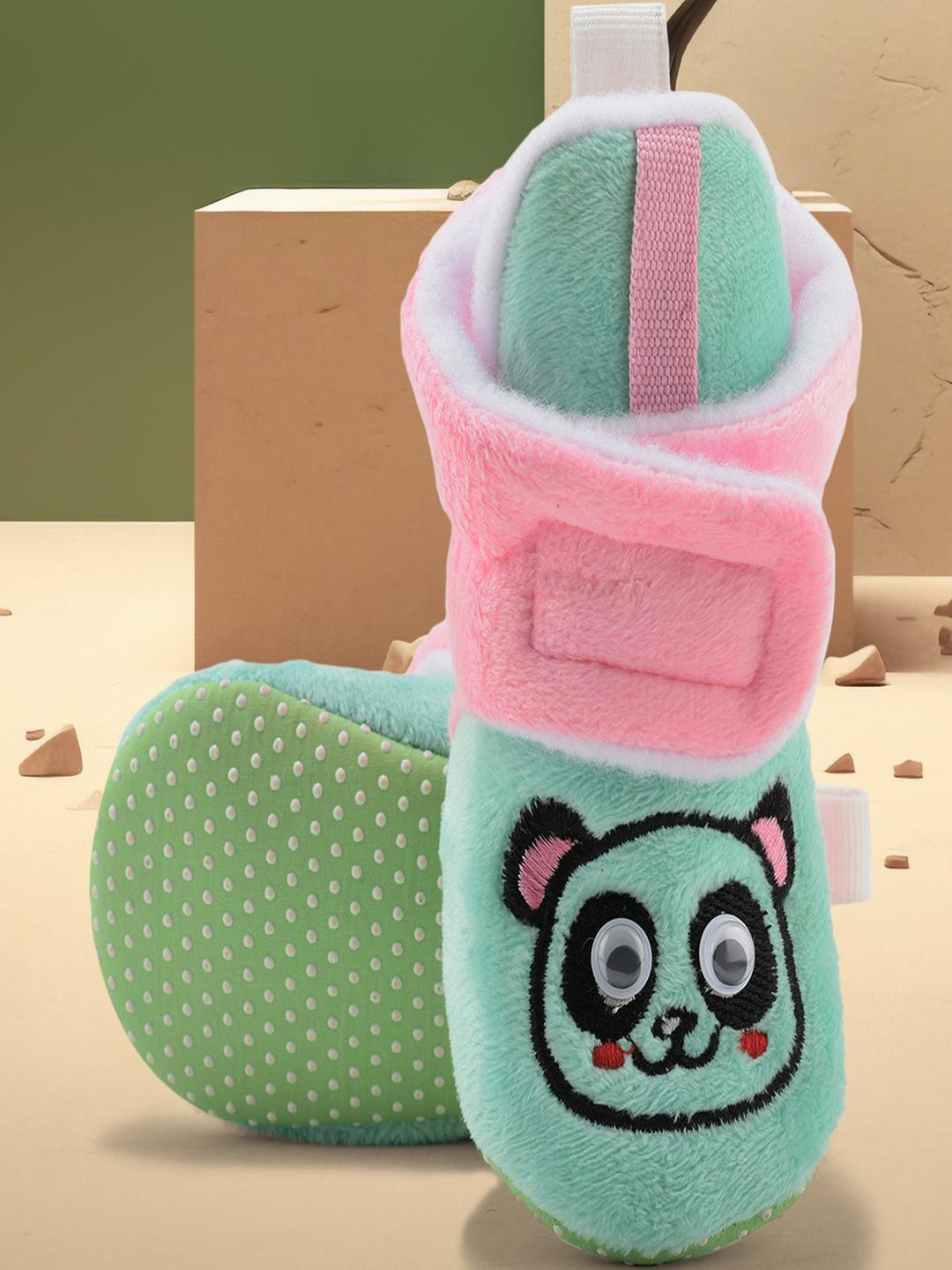 Star Fish Kids Pink Soft Cotton Baby Booties