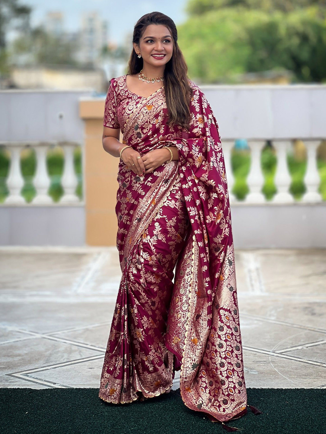 Pandadi Saree Woven Design Paithani Saree