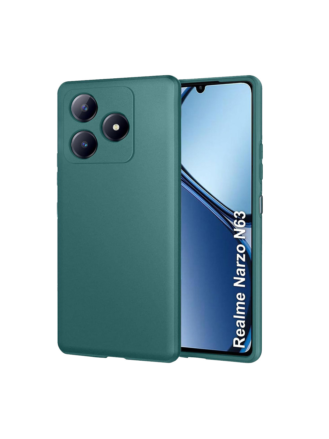 LIRAMARK Solid Realme C63 / Realme Narzo N63 4G Back Case Mobile Accessories