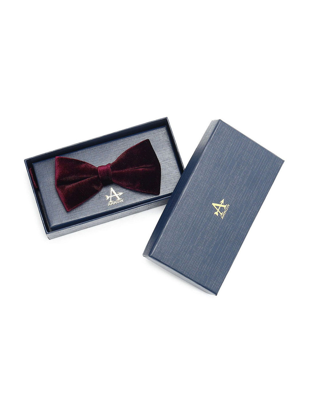 Arrow Men Pre Tied Velvet Bow Tie