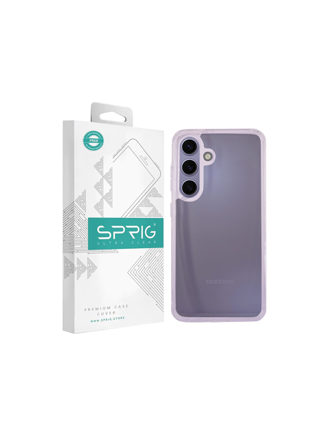 SPRIG Samsung Galaxy S24 fe Bayer Transparent Back Cover