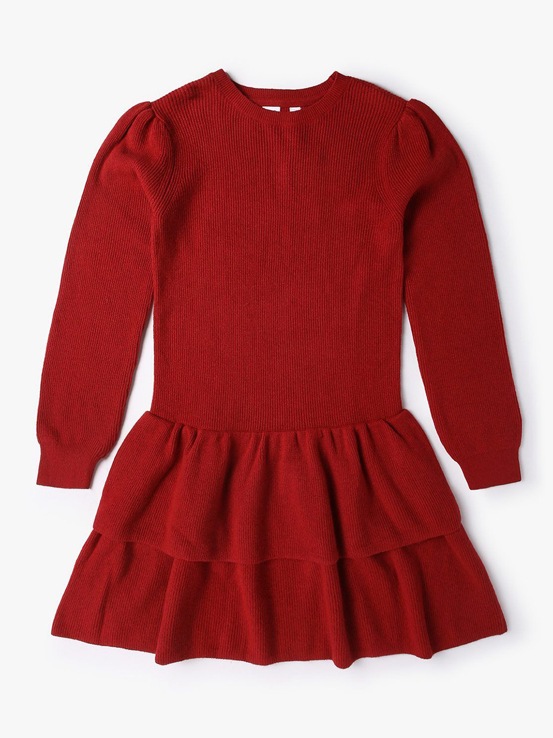 GAP Girls Relaxed-Fit Drop Waist Layered Sweater Dress