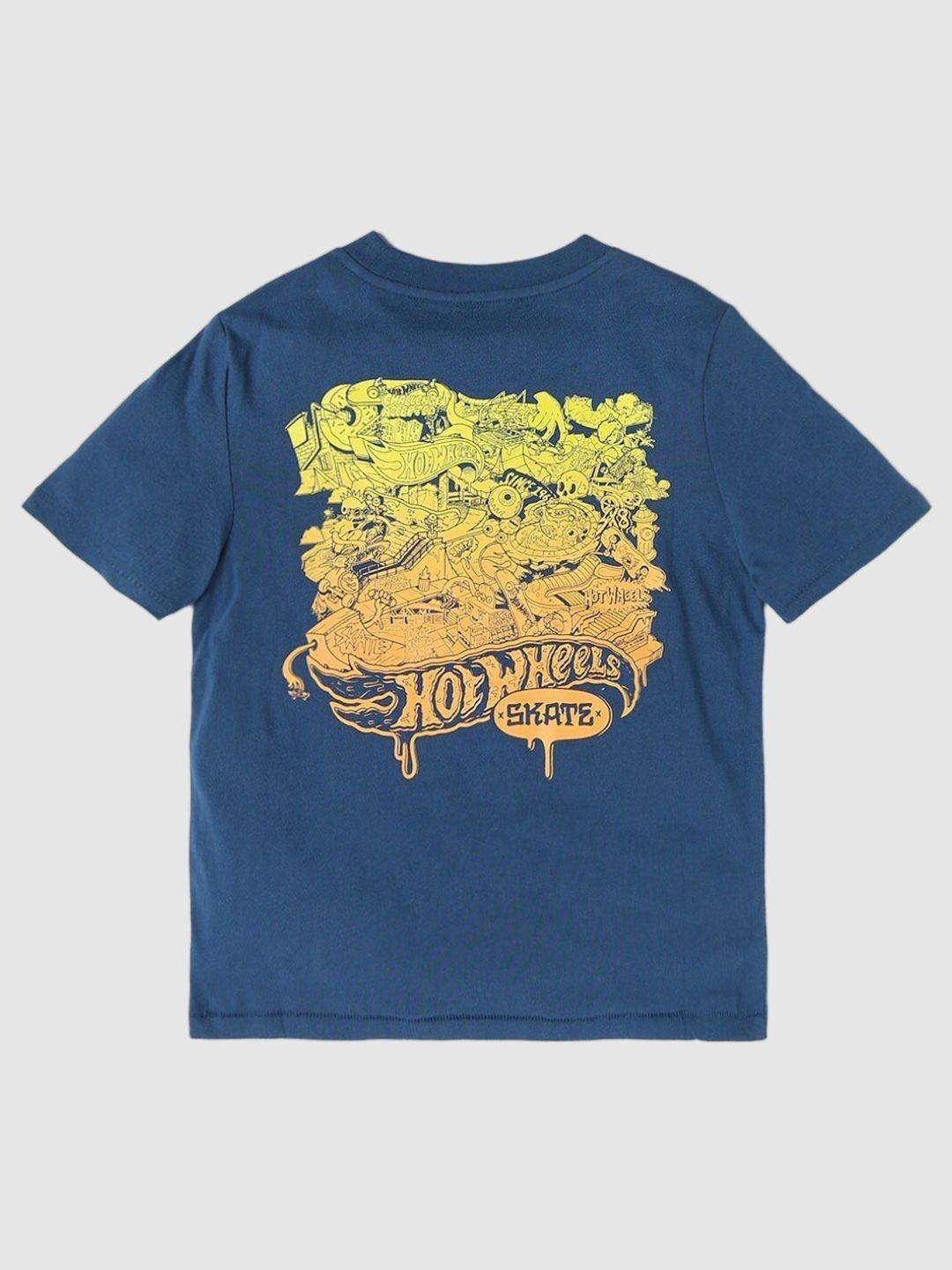 GAP Boys Hot Wheels Graphic Printed Relaxed Fit Round Neck Pure Cotton T-shirt