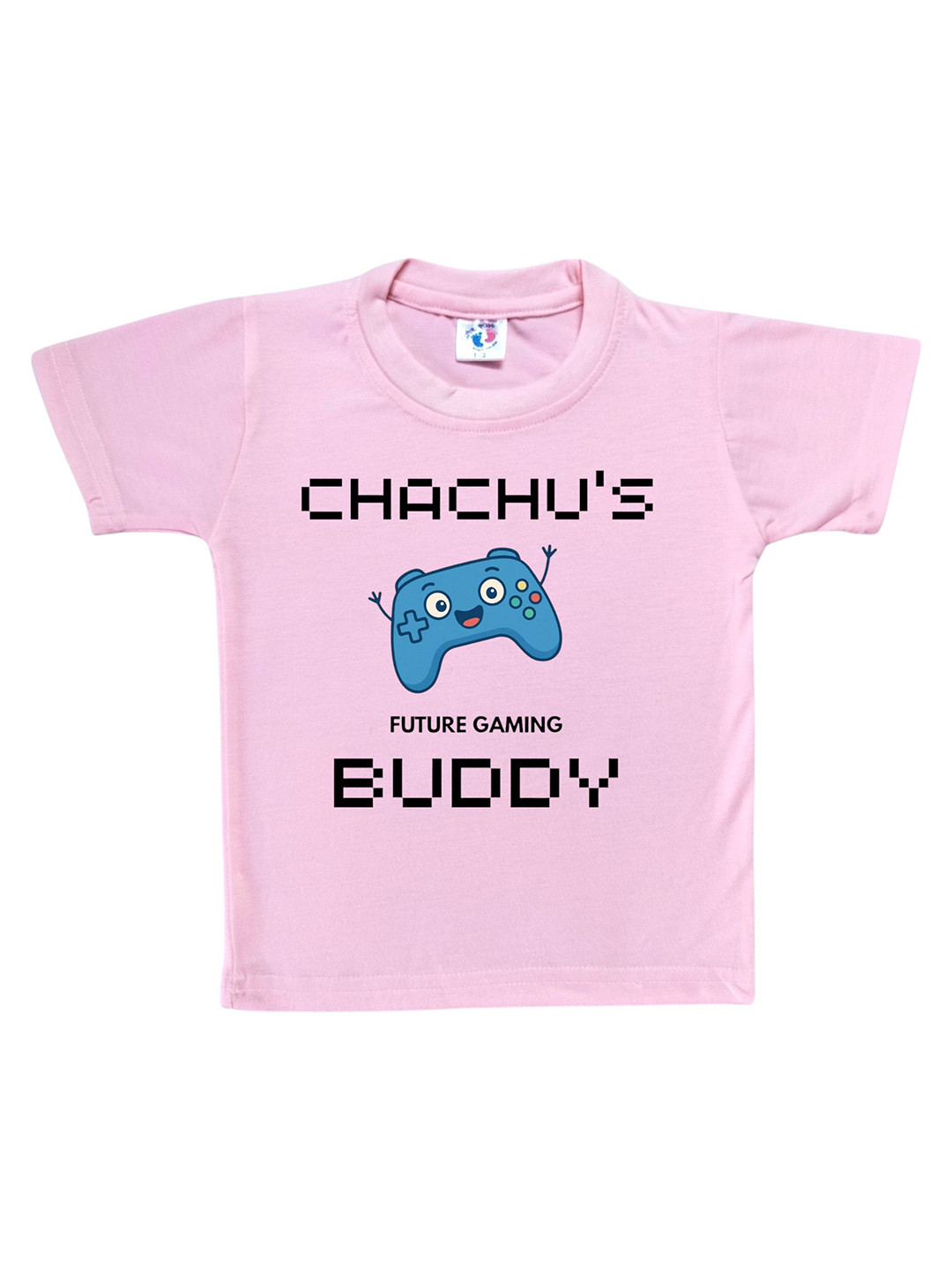 Cute Pals Girls Printed Hooded Monochrome T-shirt