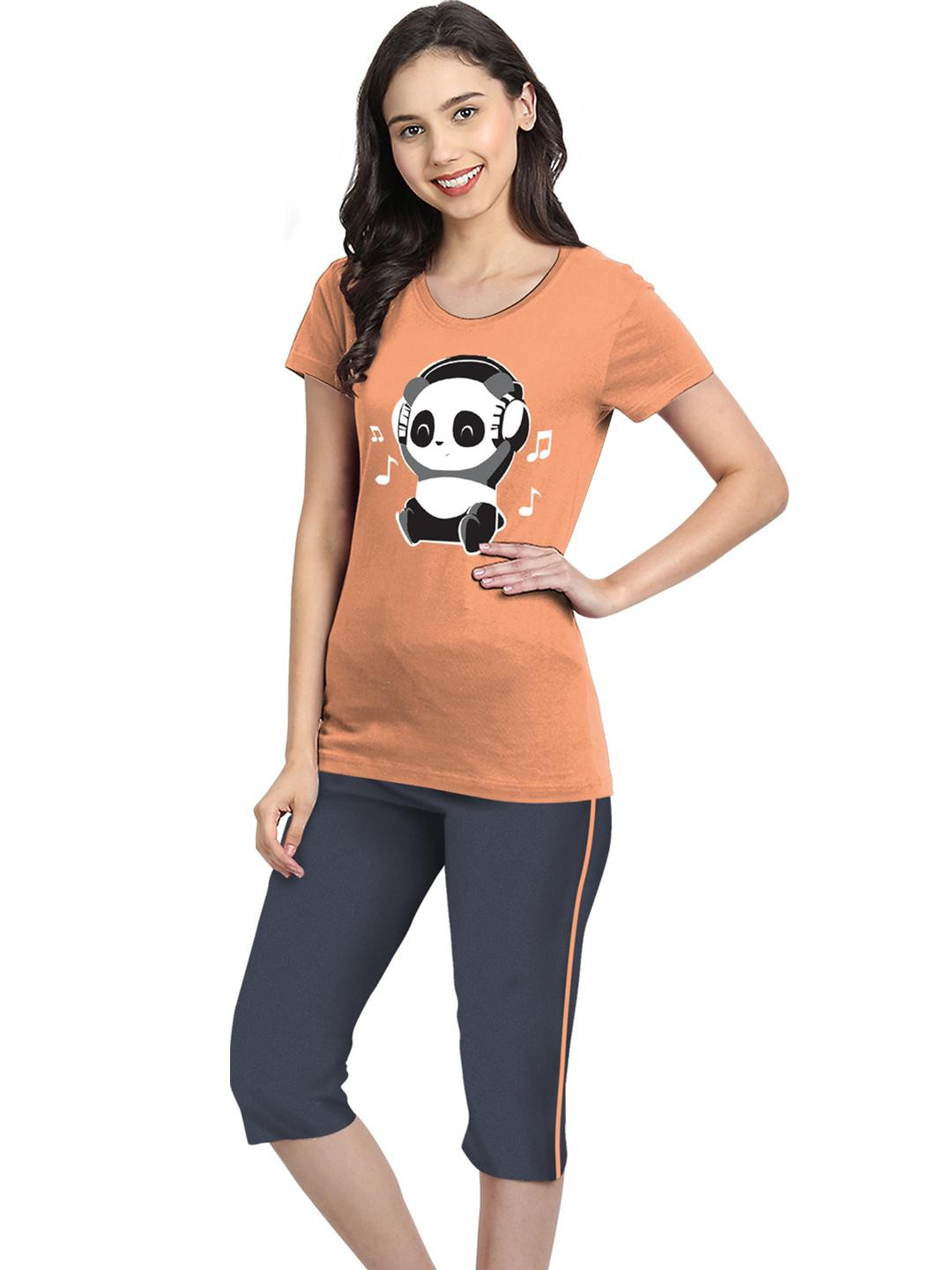 ACTLIVE Kids-Girls Peach Clothing Set