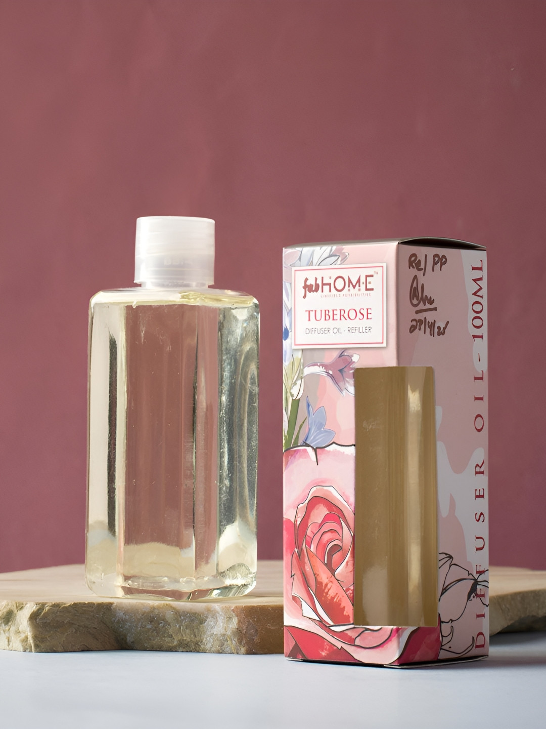 Fabindia Beige & Pink Tuberose Aroma Oils - 100ml
