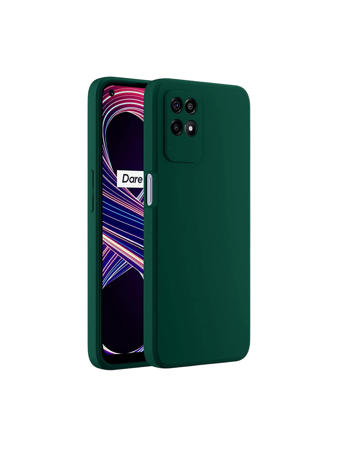 LIRAMARK Realme Narzo 50 / Realme 8i  Silicone Soft Back Cover Case