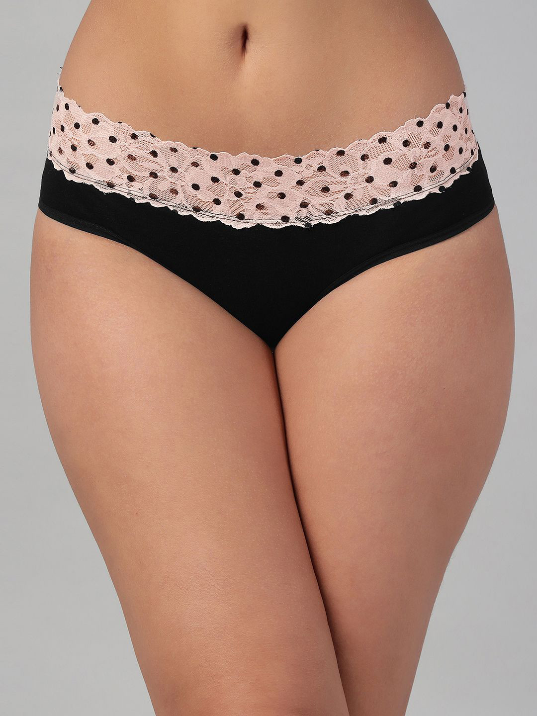 Clovia Pure Cotton Outer Elastic Hipster Brief - PN3283V13S