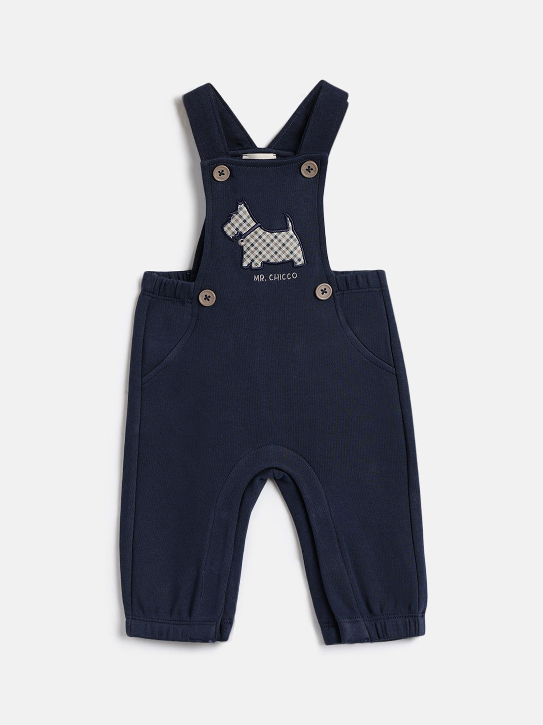 Chicco Boys Applique Ankle Length Dungaree