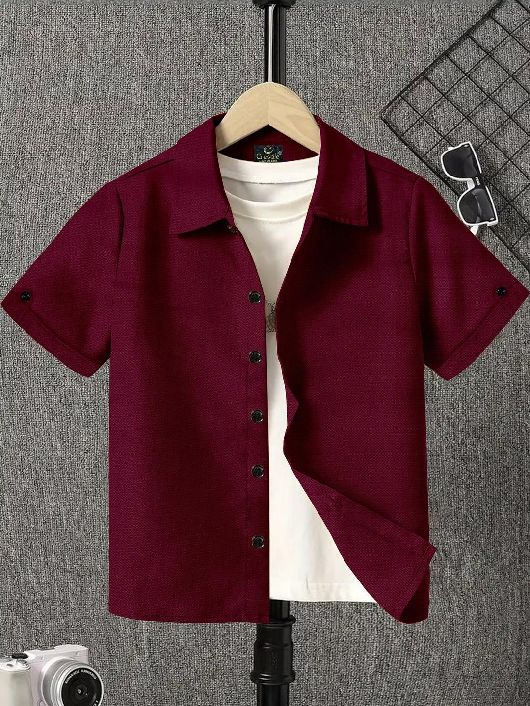 CRESALE Boys Comfort Casual Shirt