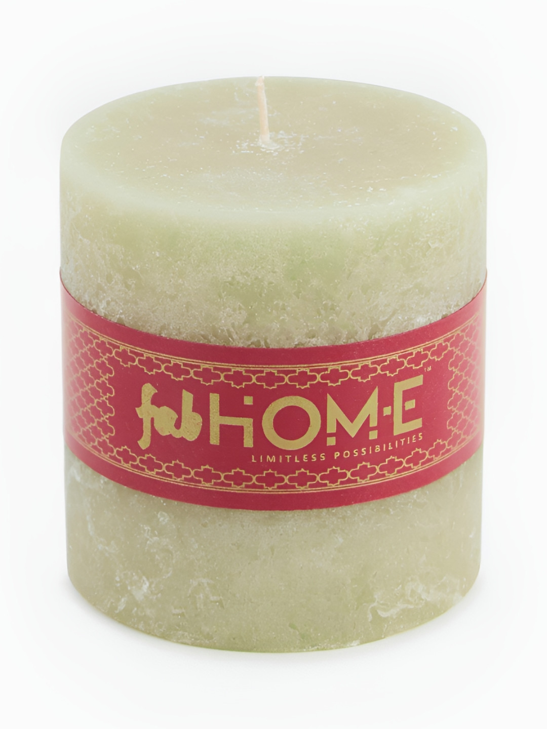 Fabindia Scented 1 Wick Santo Polo Solid Geometric Regular Pillar Candles