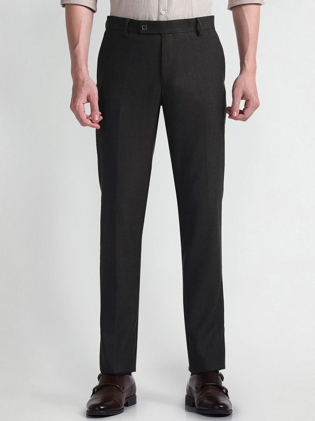 Arrow Hudson Men Regular Fit Trousers