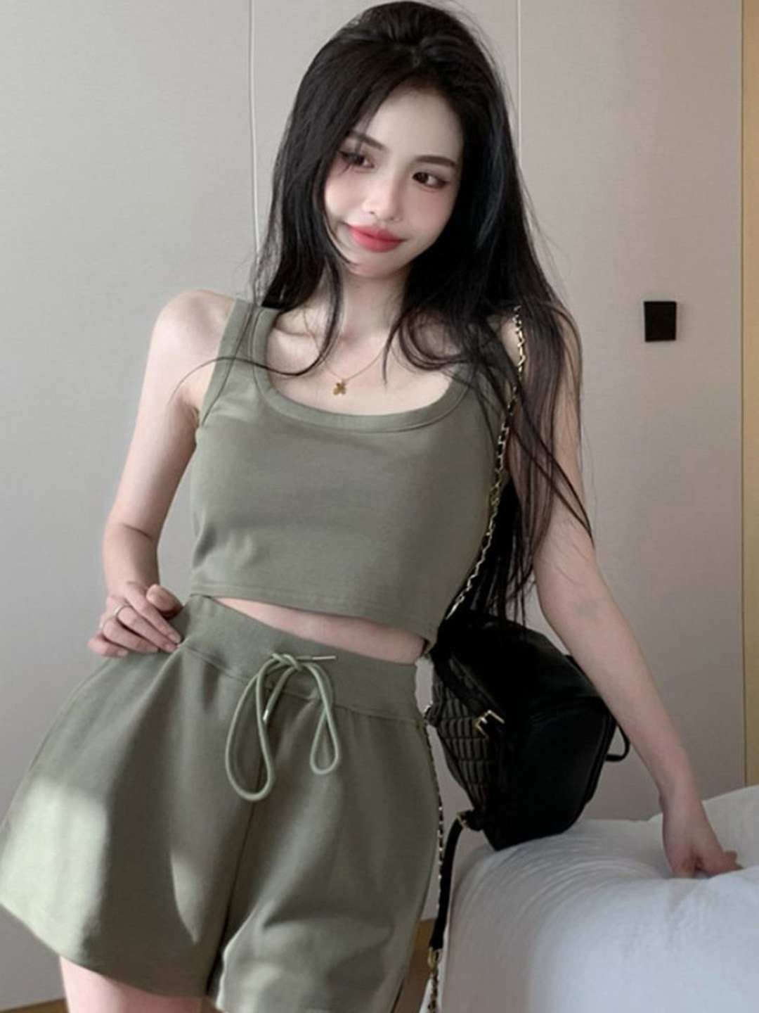 LULU & SKY Women Tank Top With Shorts Night suit