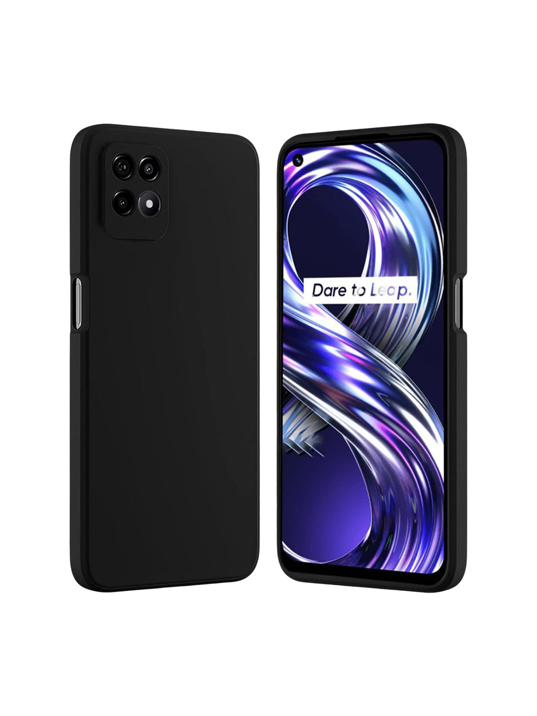 LIRAMARK Realme Narzo 50 / Realme 8i Silicone Silicone Soft Back Case