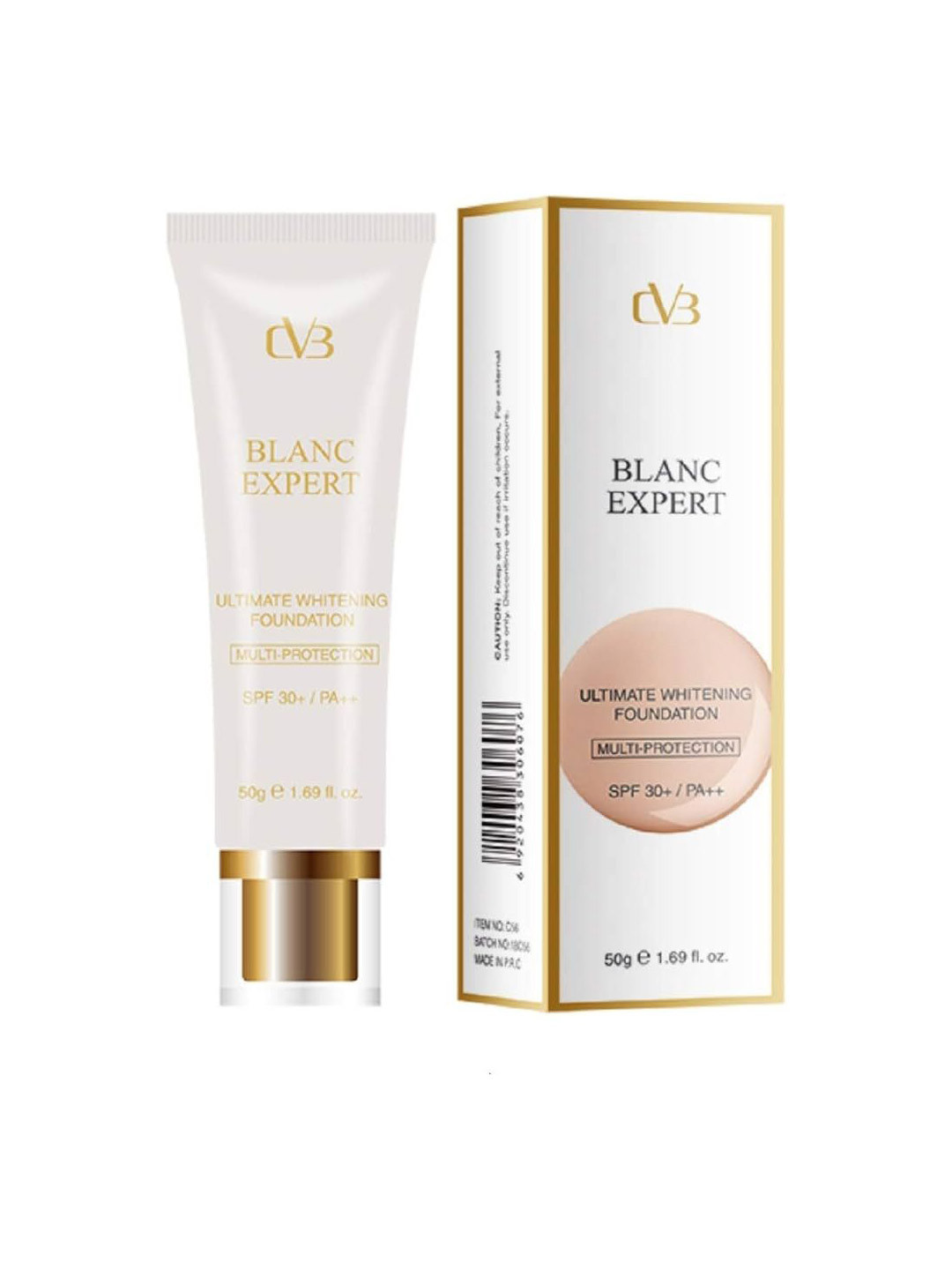 CVB Blanc Expert Ultimate Whitening Foundation- 50 g- Natural Nude