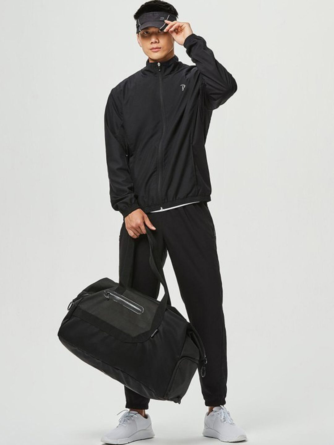 MOUNTAIN COLOURS Windcheater And Water Resistant Open Front Jacket With Embroidered