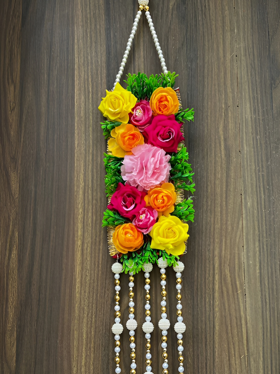 Sellplus Pink & Green  Wall Hanging Toran Festive Hanging