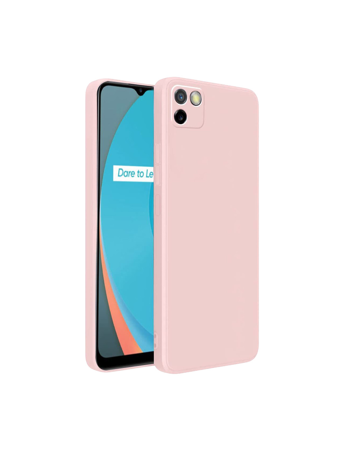 LIRAMARK Impact Resistant Silicone Realme C11 Back Case