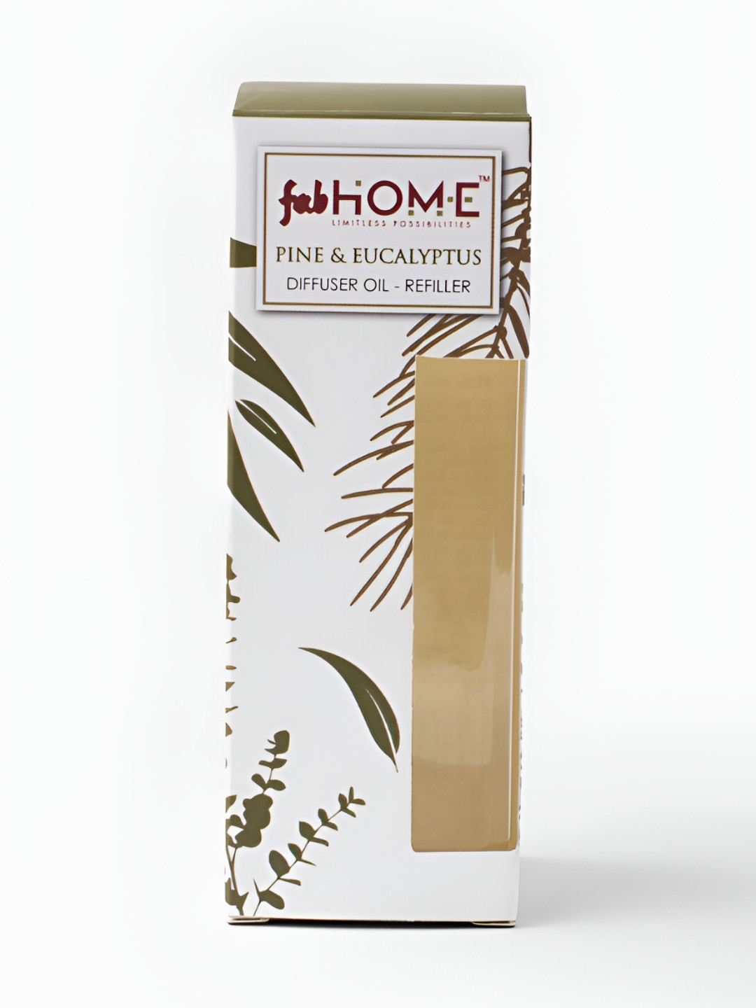 Fabindia Beige & White Pine Eucalyptus Aroma Oils - 100ml