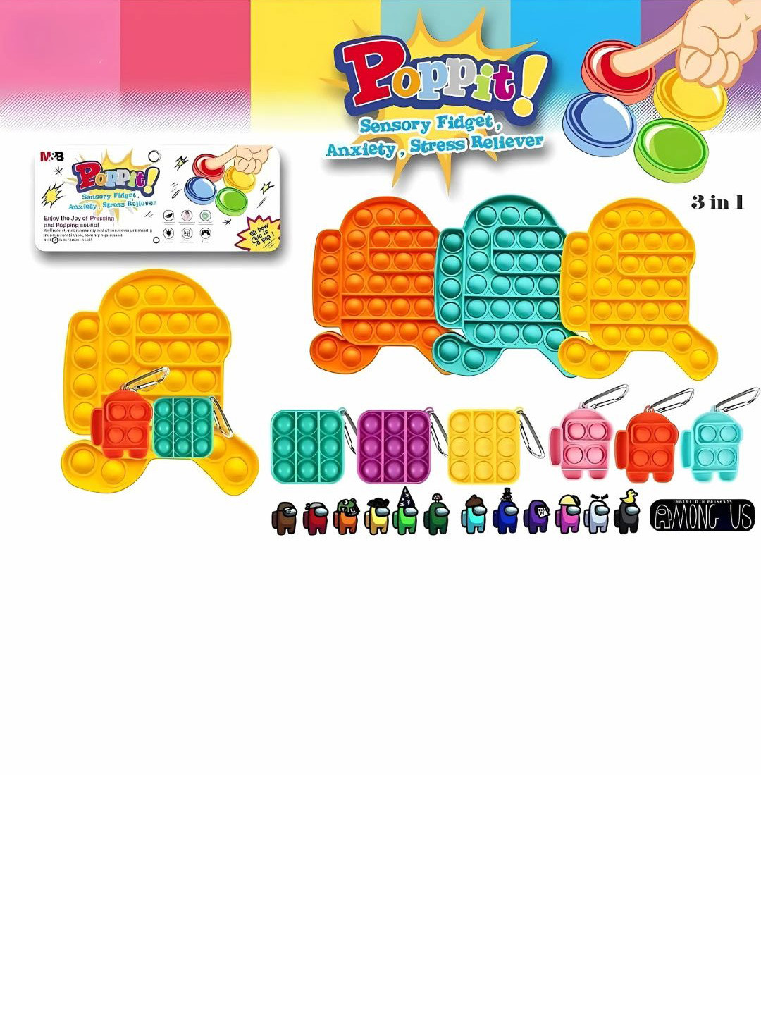 YK Gaming Accessory Activity Toys and Games 3-in-1