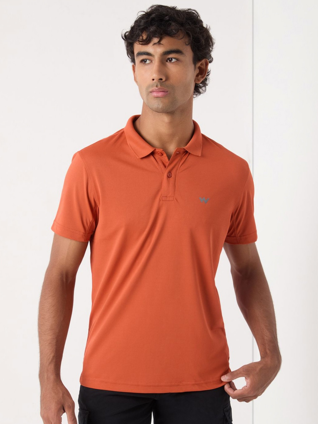 Wildcraft M Poly Pique Polo Collar Regular Fit T-shirt