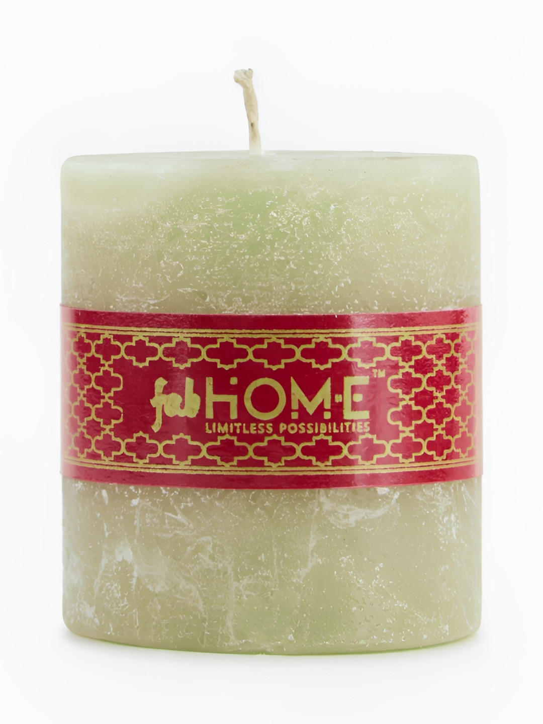 Fabindia Scented 1 Wick Santo Polo Solid Geometric Regular Pillar Candles