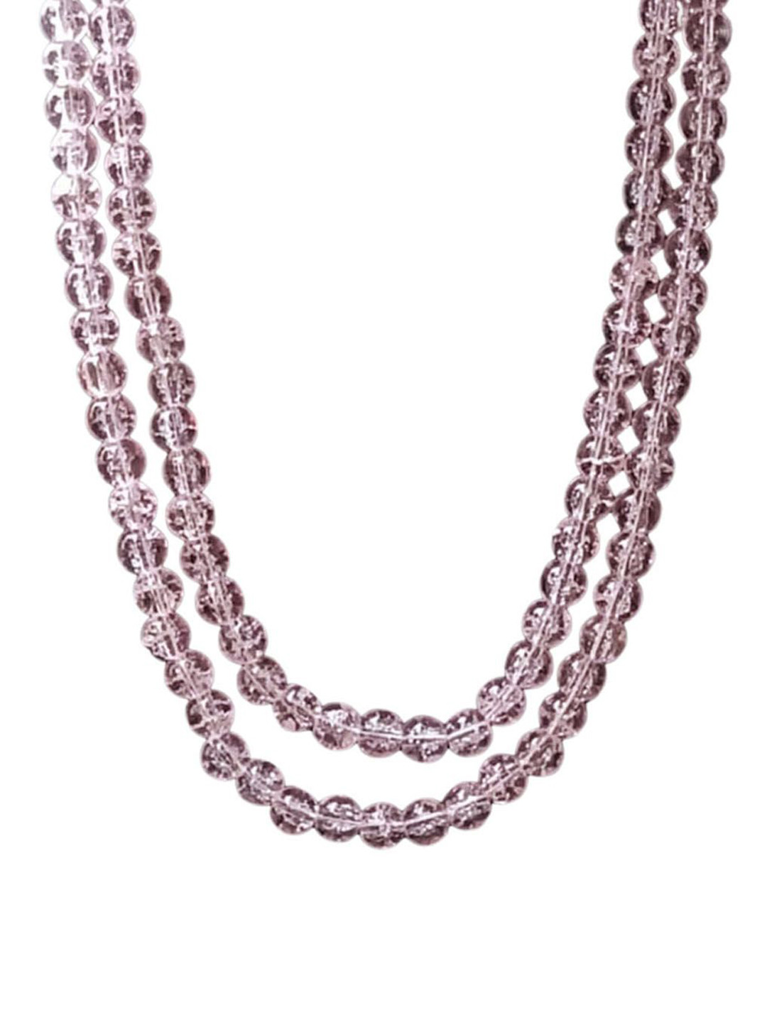 RICH AND FAMOUS Artificial Beaded Double Layer Statement Necklace