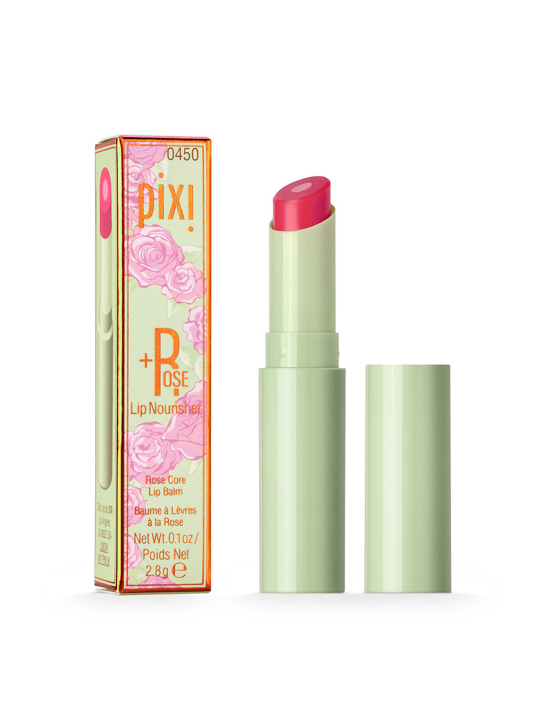 Pixi Rose Lip Nourisher Lip Balm with Rosehip Oil & Vitamin E - Rosebud