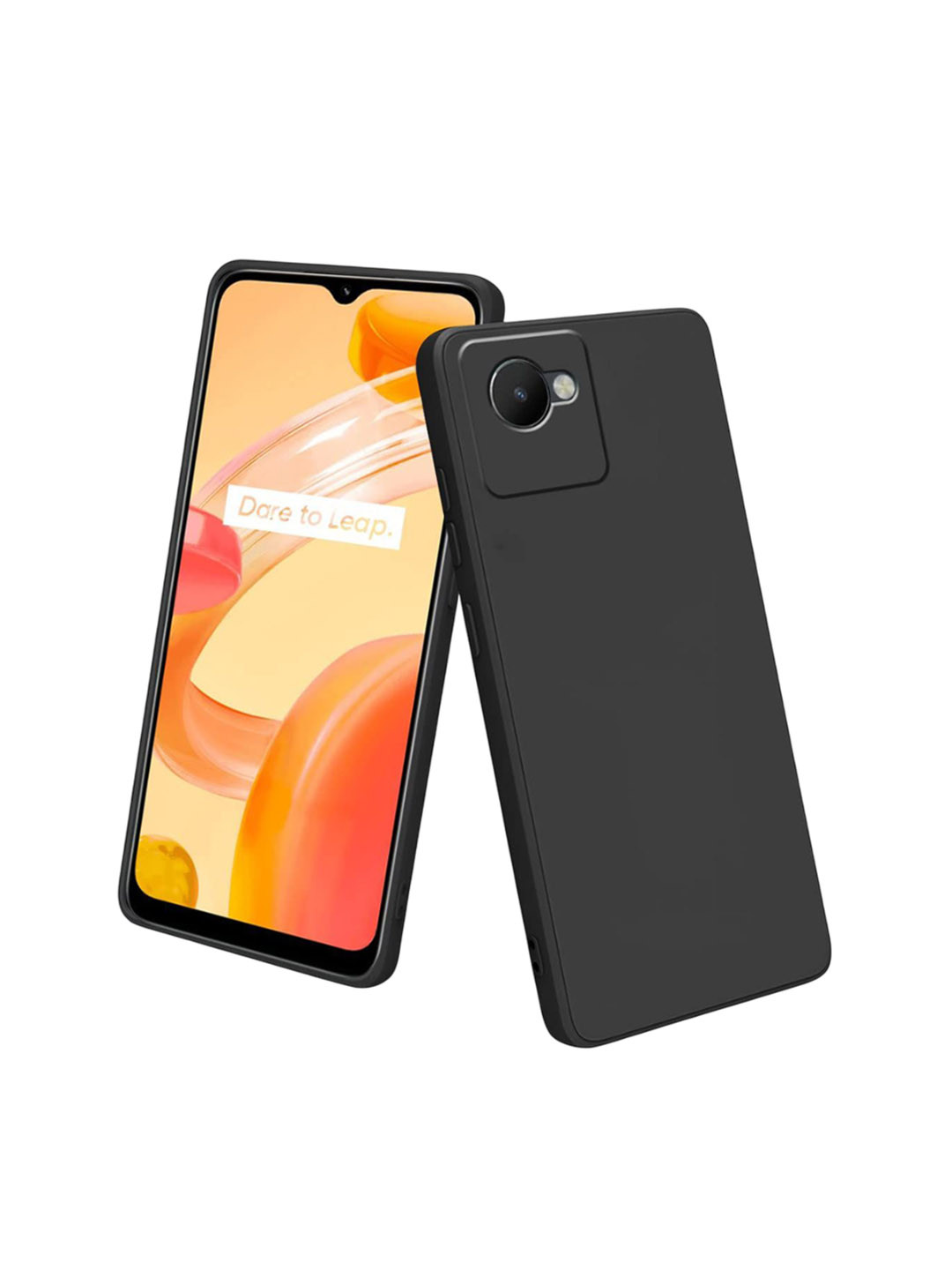 LIRAMARK Impact Resistant Realme C30/ Realme Narzo 50i Silicone Soft Back Case