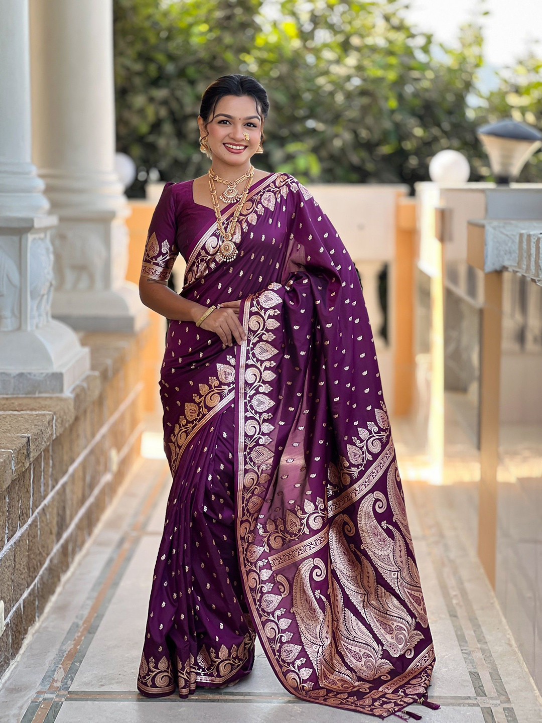 Pandadi Saree Woven Design Banarasi Saree