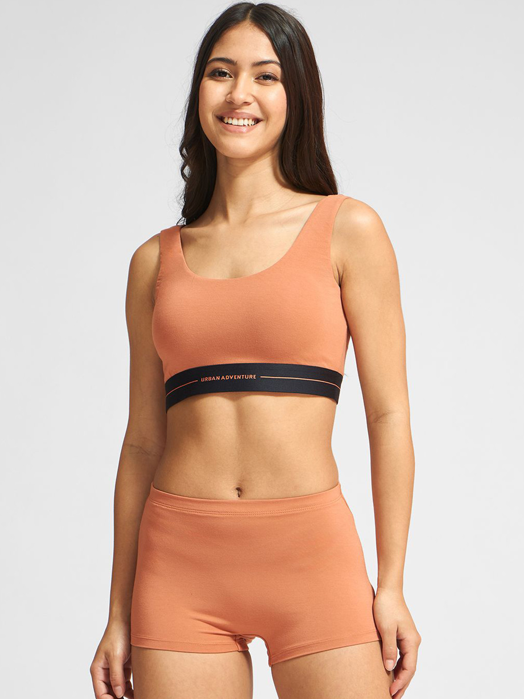 URBAN ADVENTURE Mid-Rise Boy Shorts Briefs 1UAW-019(NUDE)