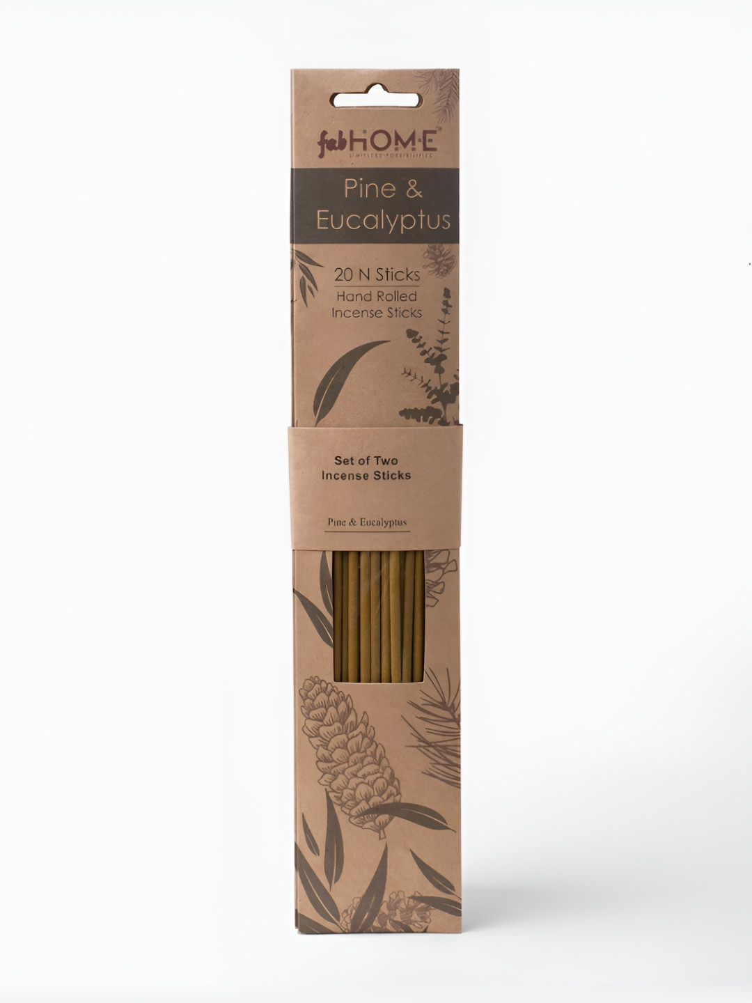 Fabindia Brown Pine Eucalyptus Wood Incense Stick