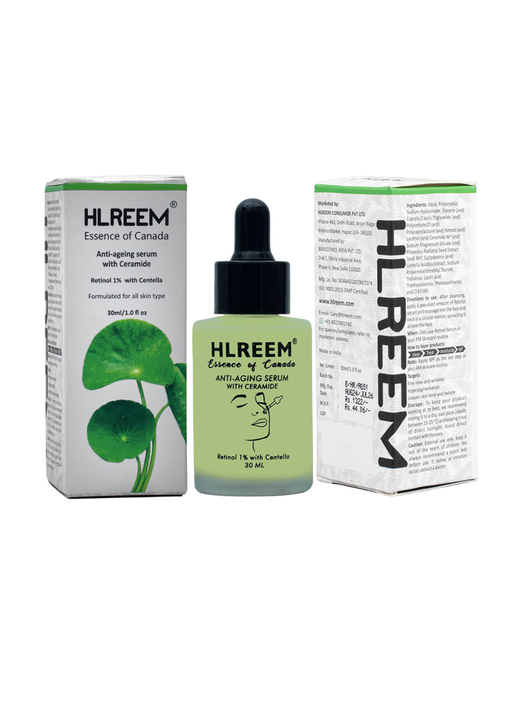 HLREEM Anti-Aging Serum With 1% Retinol- 30 ml