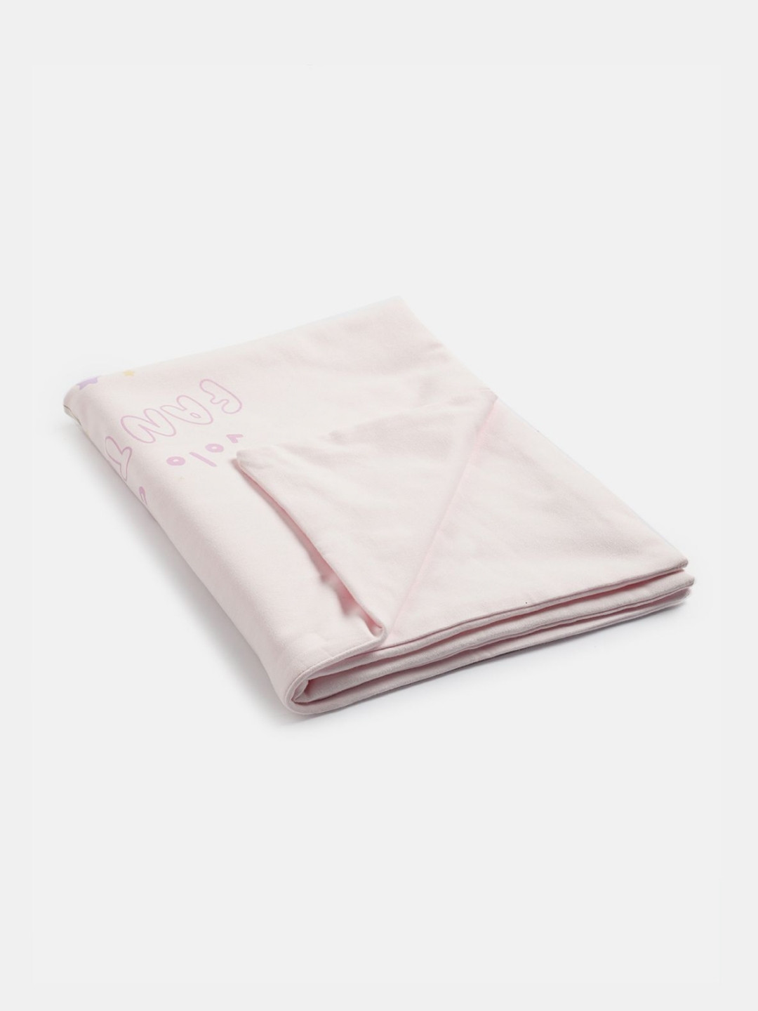 Chicco Kids Pink & White Printed Cotton AC Room 800 GSM Single Bed Pram