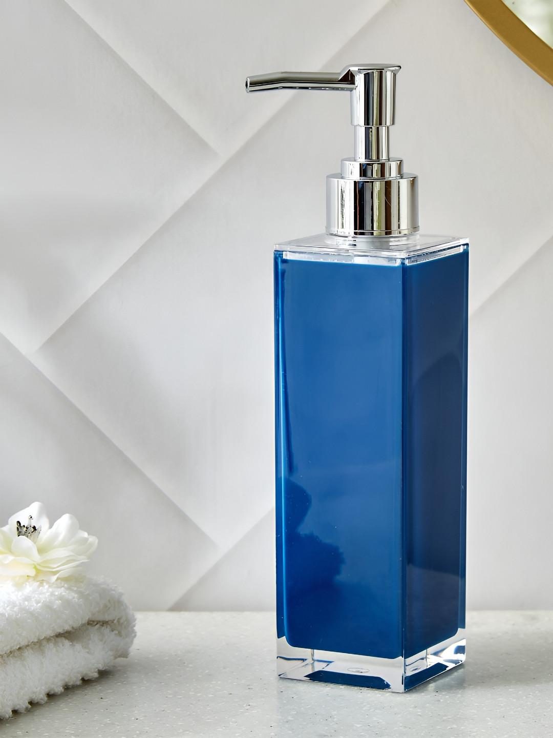 Home Centre Blue Slate Cloud Soap Dispenser - 230 ml