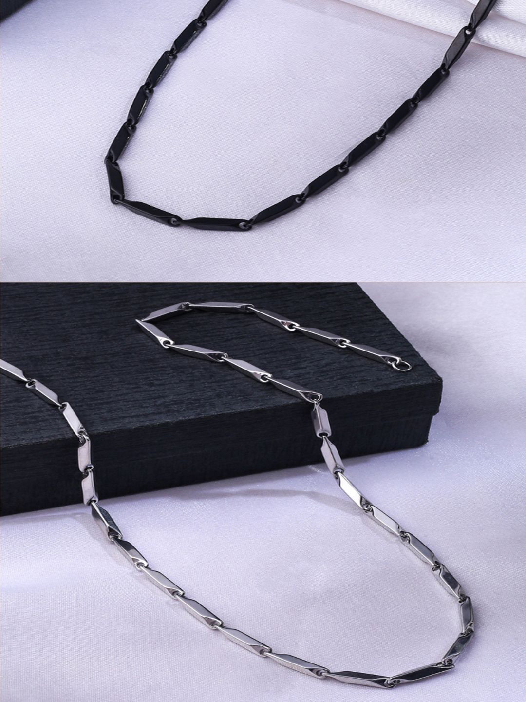 Roadster Men Stainless Steel Set of 2 Bohemian Chain