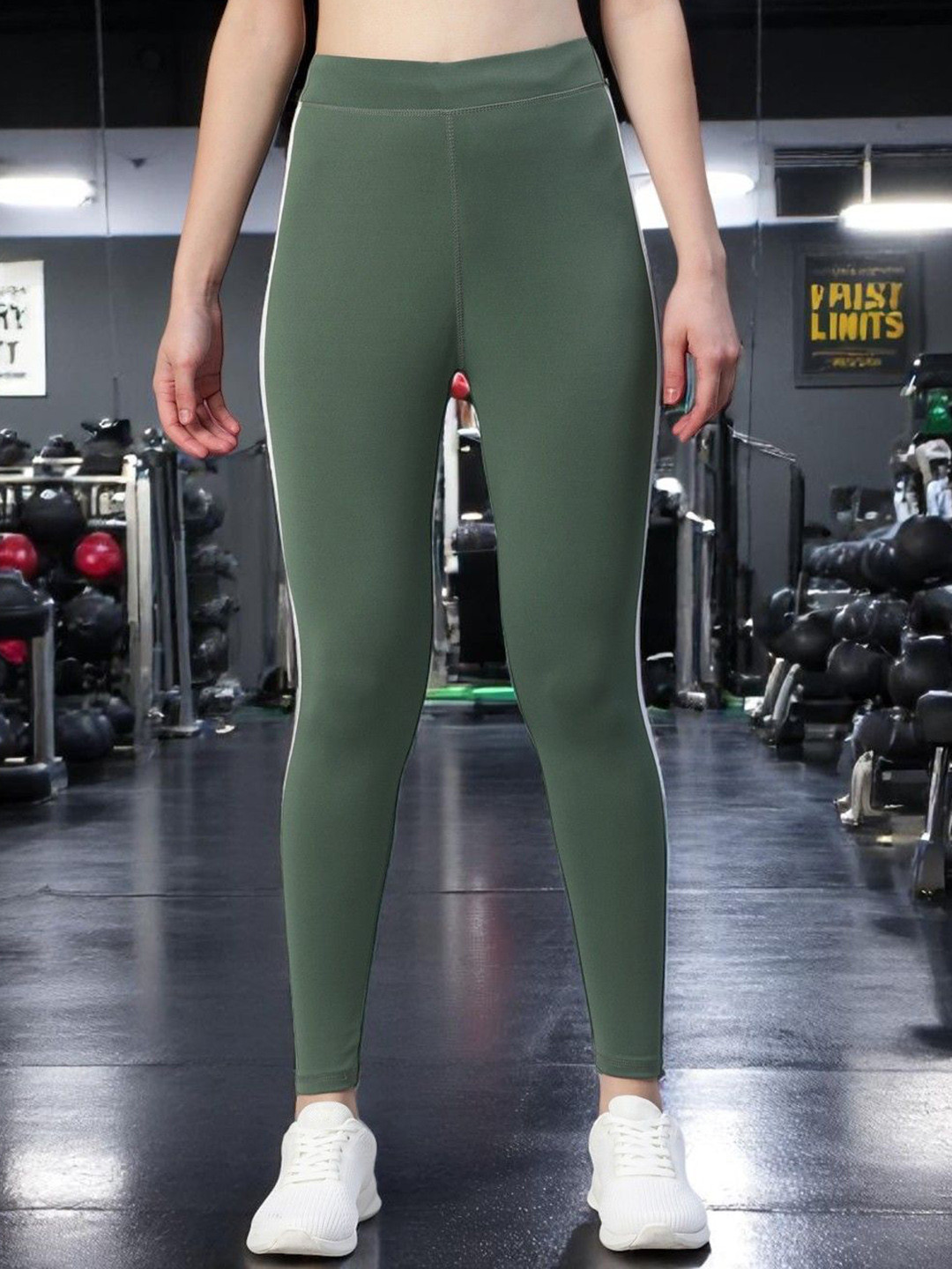 Arbiter Collection Women Rapid Dry Tights With Side Stripes