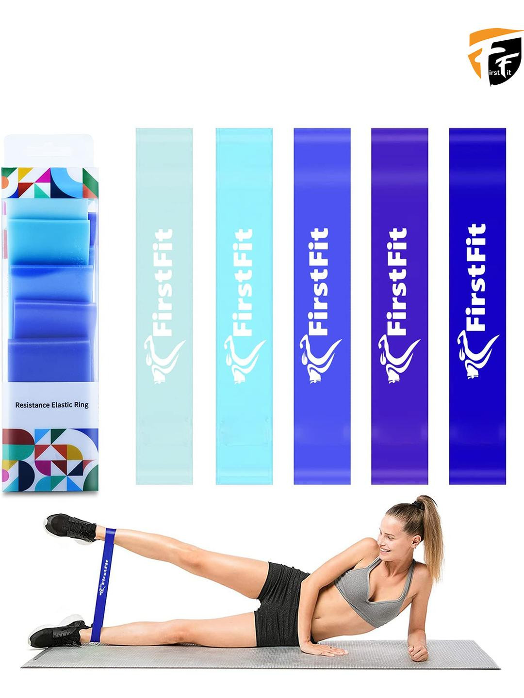 FirstFit Set of 5 Resistance Loop Bands