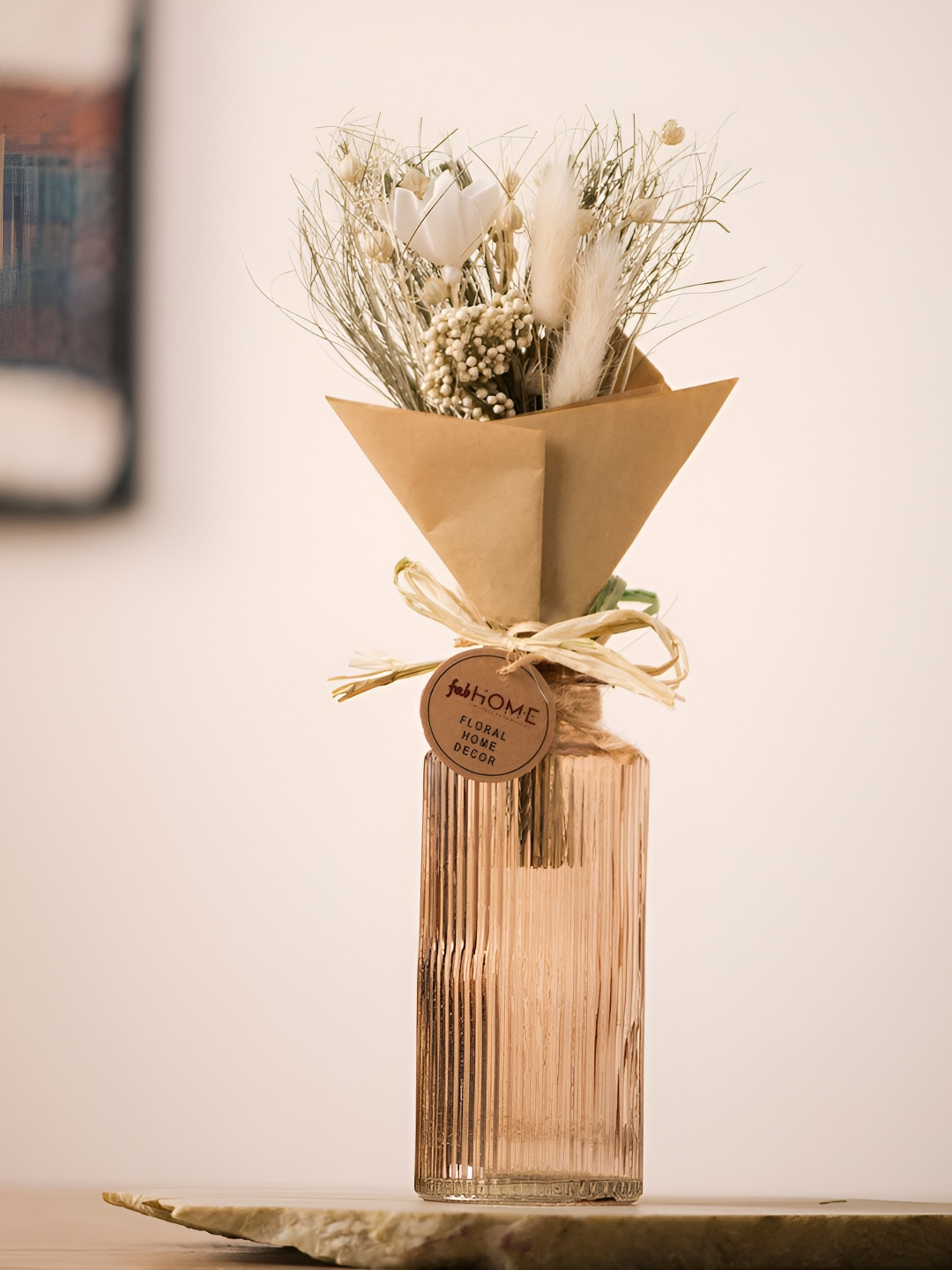 Fabindia Off White Mehak Dried Artificial Flower