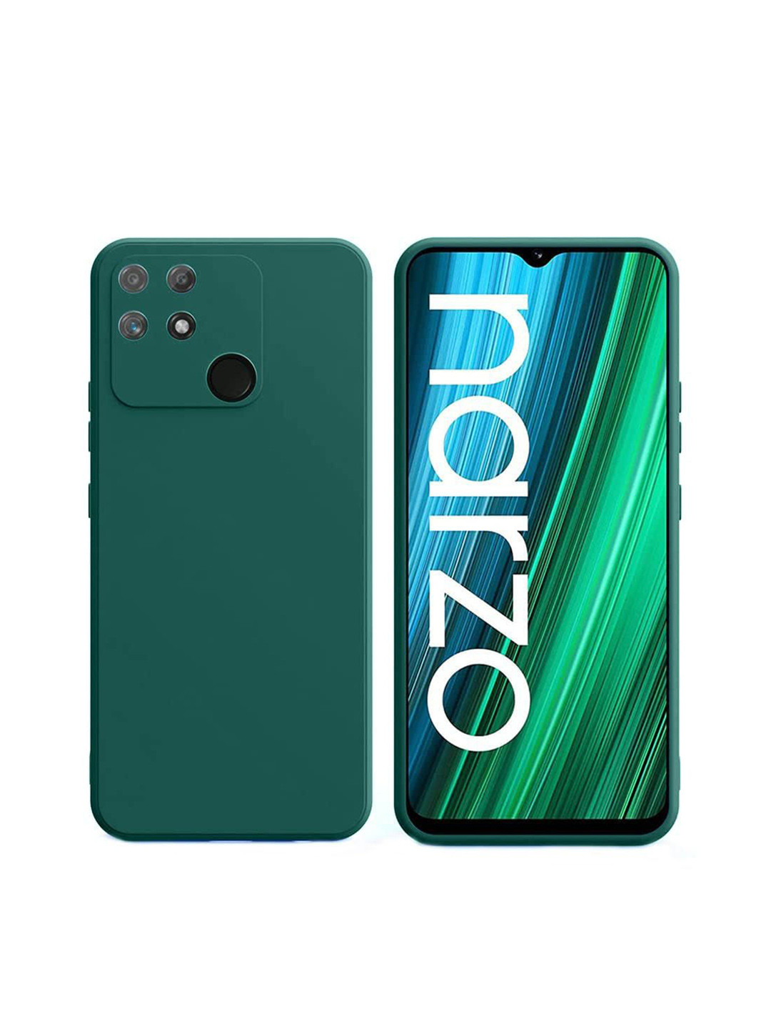 LIRAMARK Silicone Realme Narzo 50A Back Case