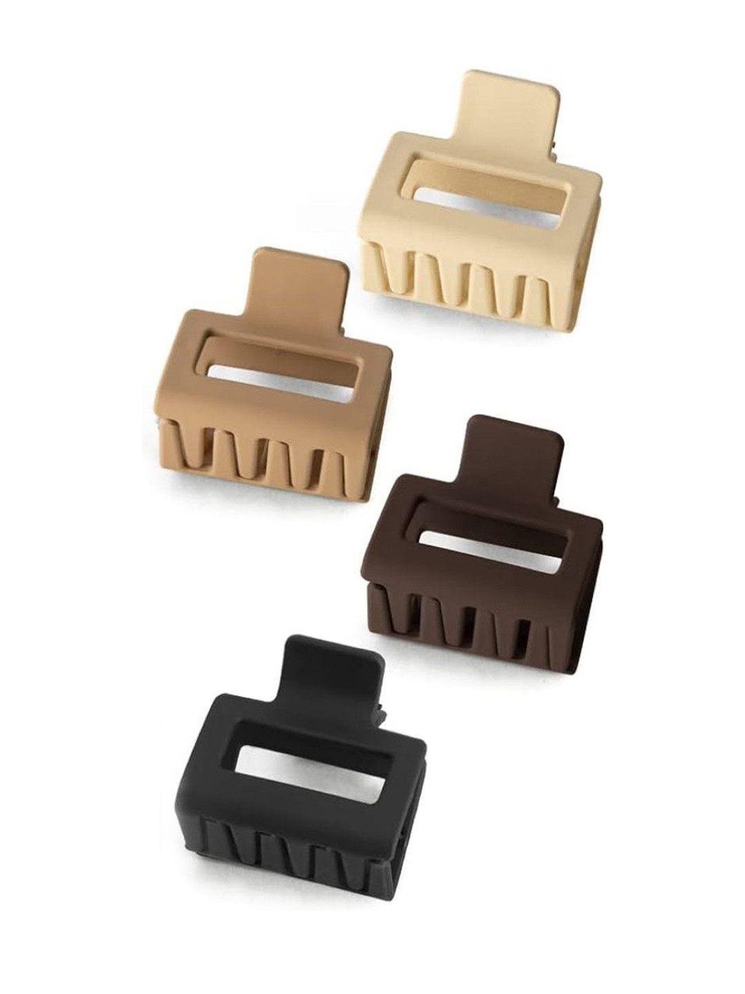 BAESD Women Set of 4 Fashion Plastic Claw Clip