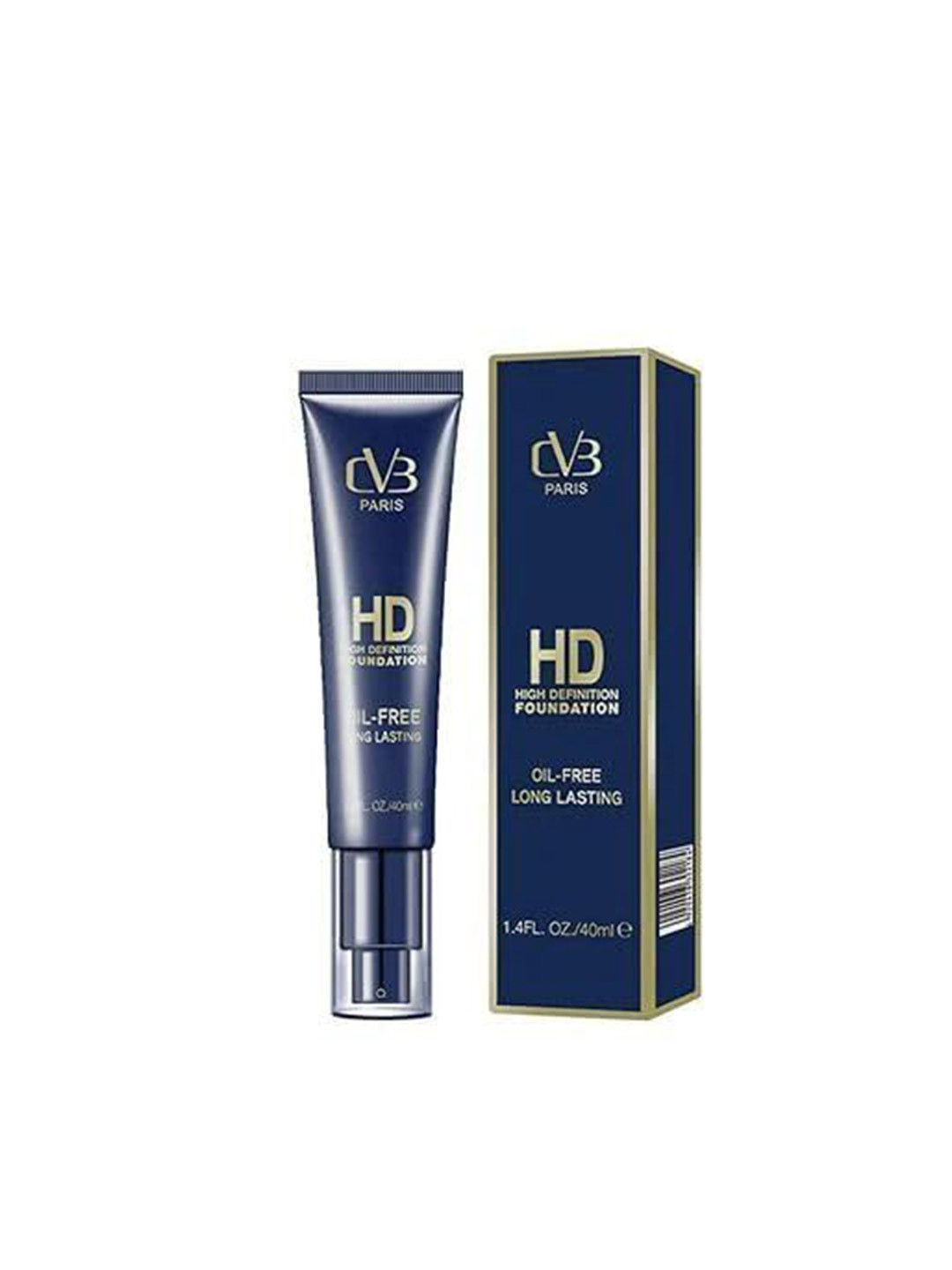 CVB HD High Definition Foundation- 40 ml- Natural Nude