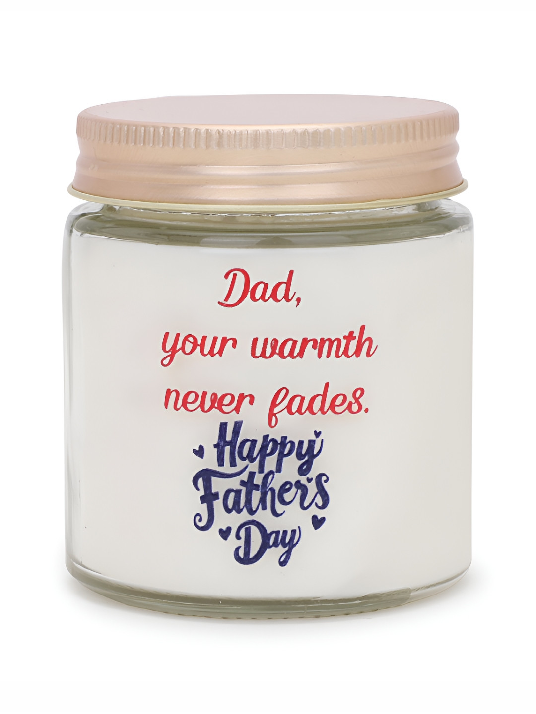 Akaar Dcor's Heartfelt Fathers Day Musk Conversational Geometric Regular Jar Candles