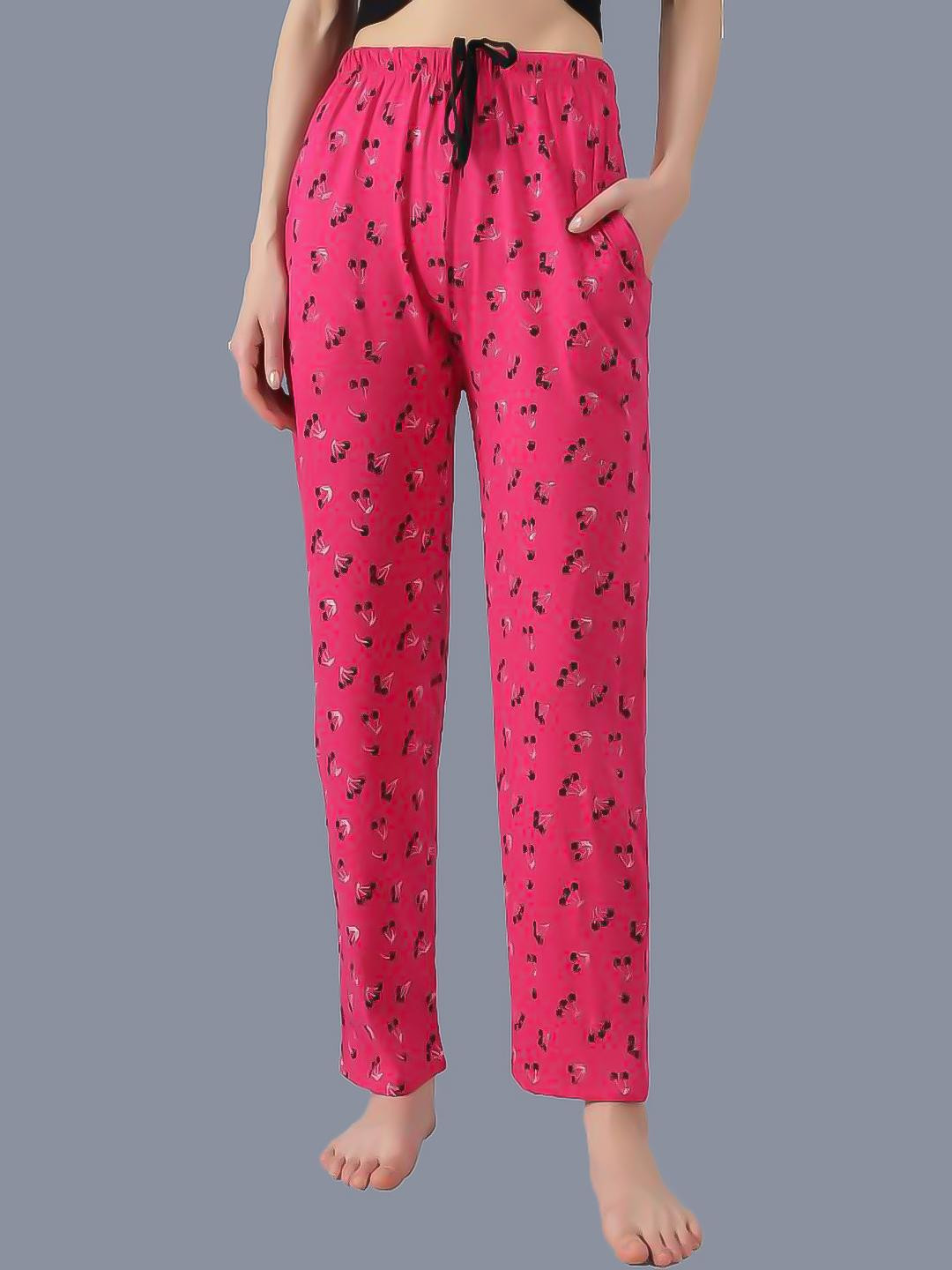 TRENDY WORLD Women's Cotton All Over Printed Pyjamas