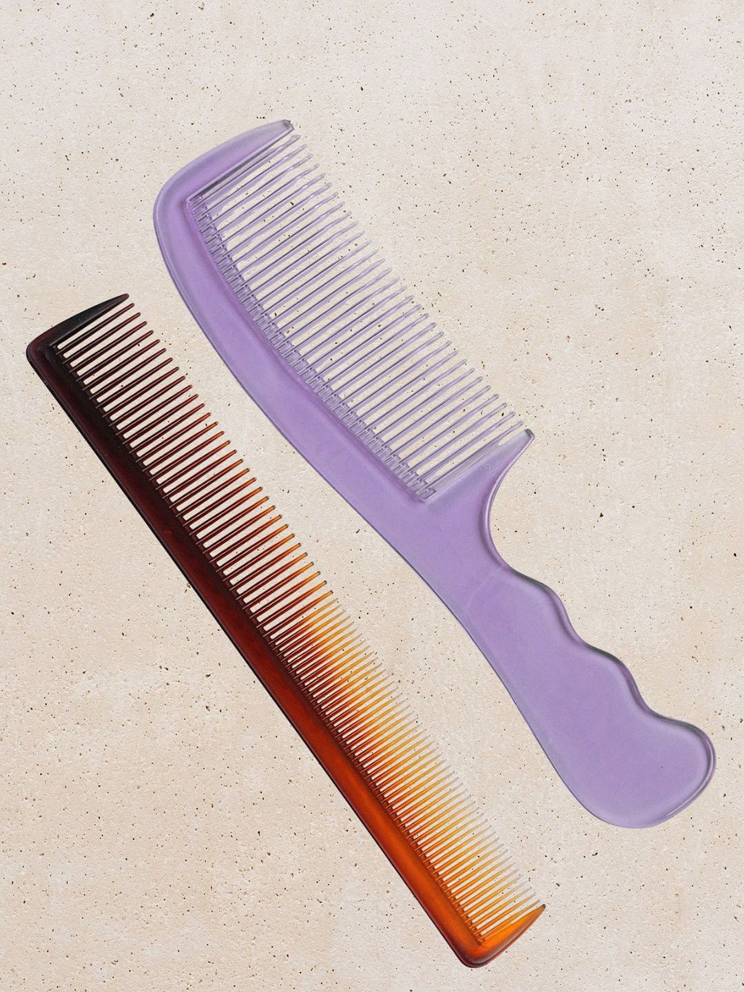 KOLORUP BEAUTY Set Of 2 Smoothing Grip Handle Comb