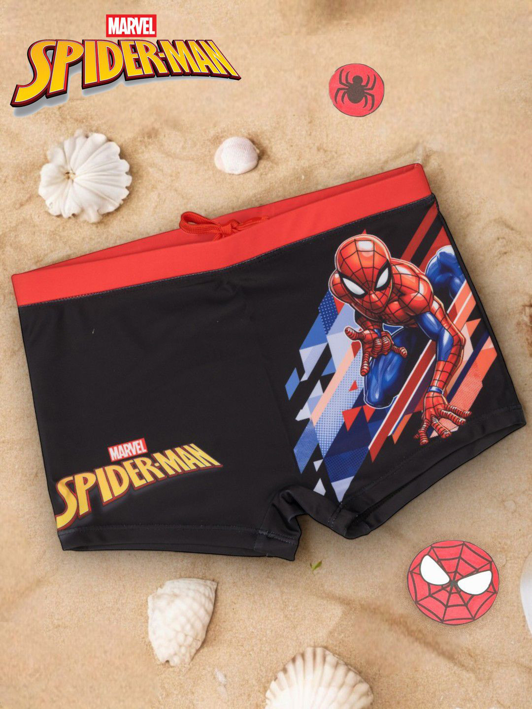 Yellow Bee Boys Disney Marvel Spider-Man Swim Bottoms