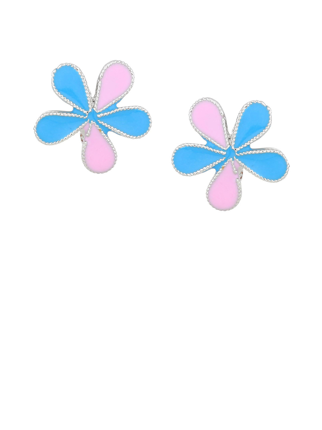 FirstBlush Floral Multicolor Studs Earrings