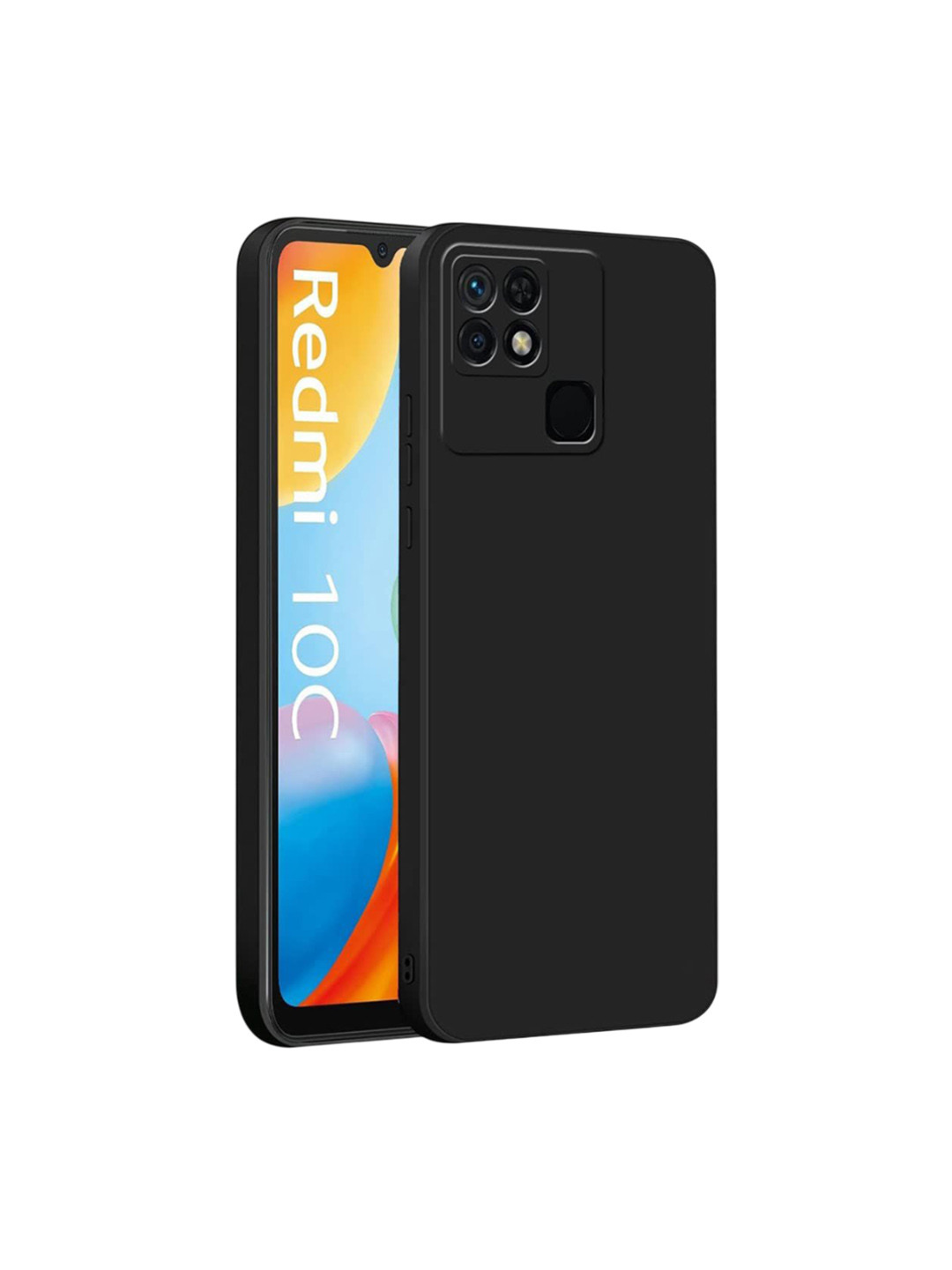 LIRAMARK Impact Resistant Silicone Redmi 10C Back Case