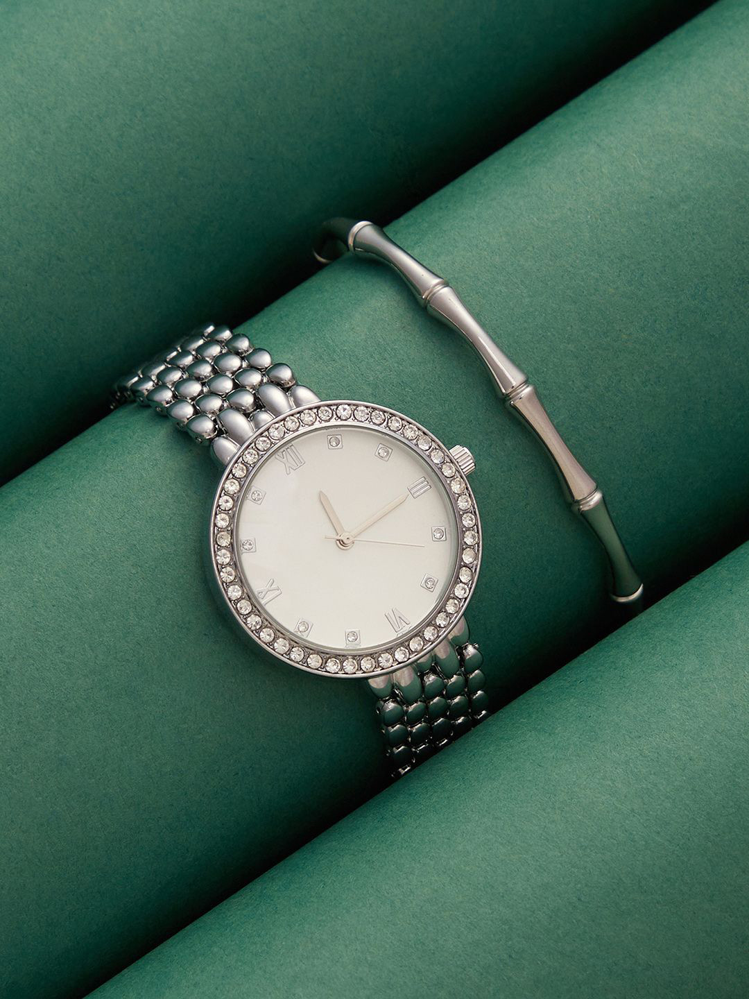 HAUTE SAUCE  Women Set Of Aphrodite Watch & Bracelet SSM25_HSWB5105