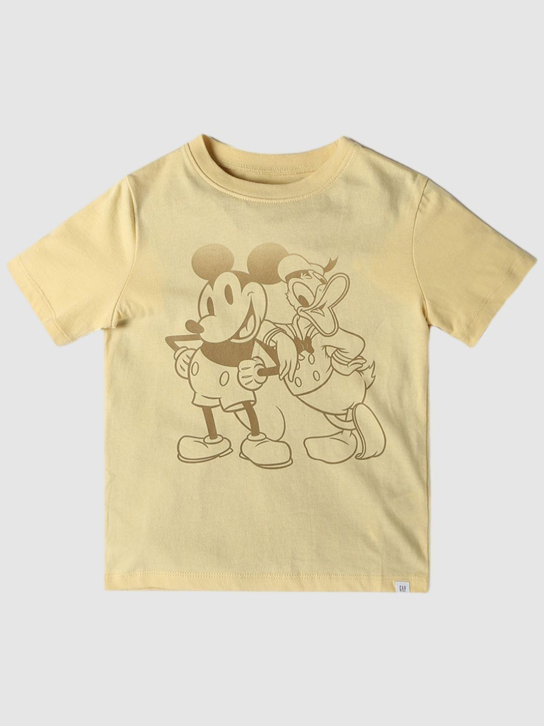 GAP Boys Mickey Mouse Printed Round-Neck Pure Cotton T-Shirt